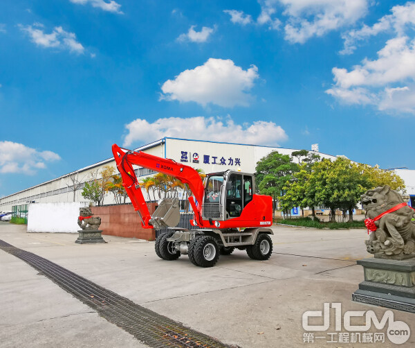 XG8075W轮式<a href=http://product.d1cm.com/wajueji/ target=_blank>挖掘机</a>